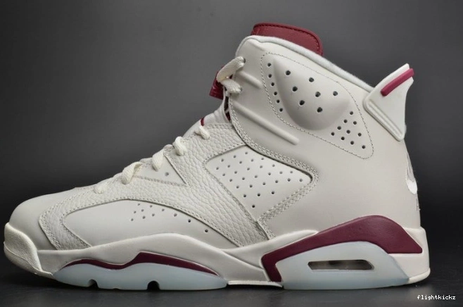 Maroon Air Jordan Retro white 384664-116 6 0905